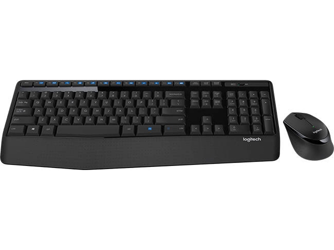 Teclado LOGITECH MK345 (Inalámbrico - Layout Checo - Teclado Numérico)