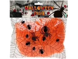 Decoraciones de Halloween DISFRAZZES Telaraña Naranja (20 gr)