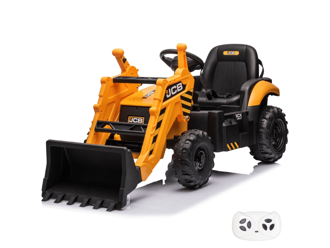 Volquete Eléctrico Para Niños - Jcb 12v - 2 A 6 Años - Amarillo