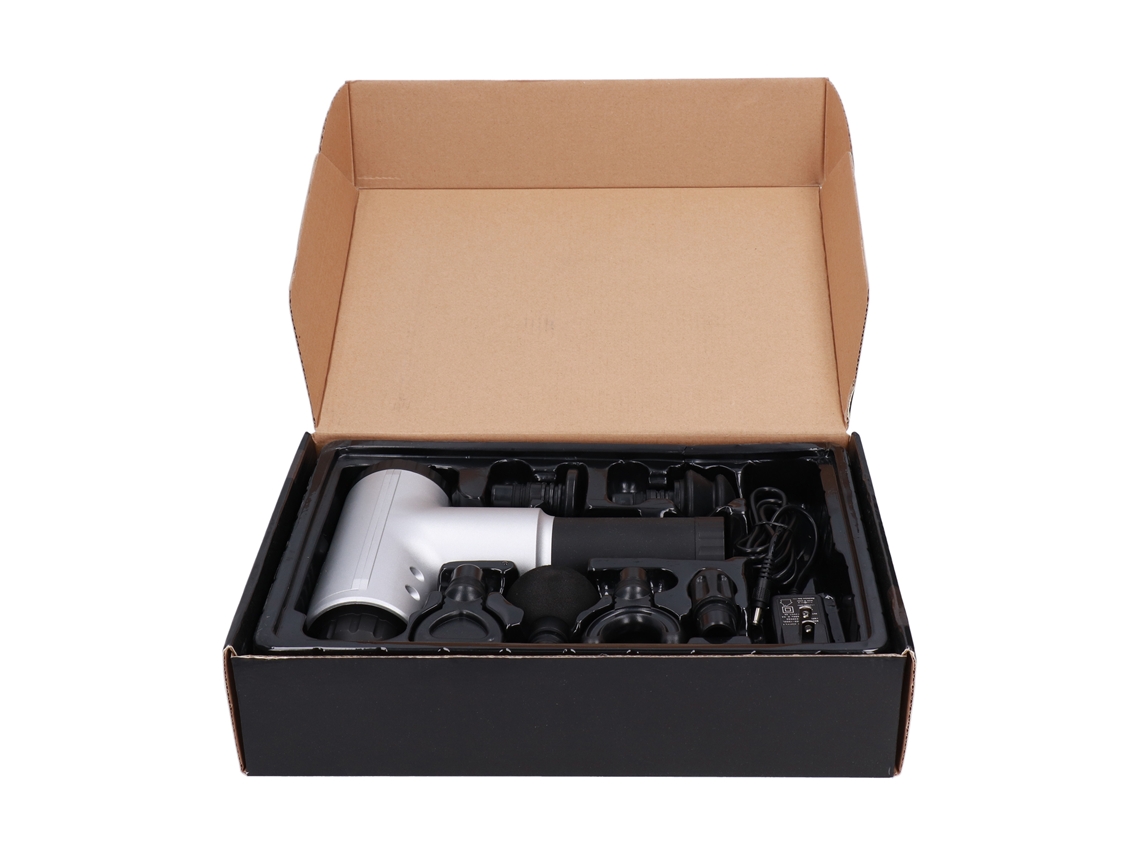 Masajeador Fascial Eléctrico, Relajante Muscular Portátil, Batería De 1800 Mah, 6 Velocidades, 24 W.