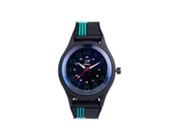 Reloj Deportivo De Silicona Para Hombre Con Movimiento De Cuarzo, Color Verde Claro.