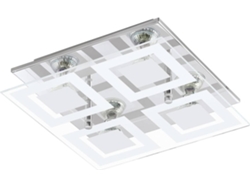 CAND. TETO  LED EGLO ALMANA CROM/SATIN