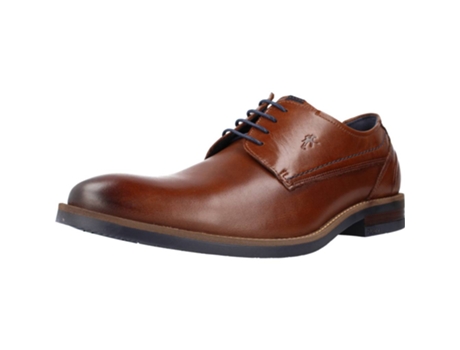 Zapatos de Hombre FLUCHOS Memory Piel Marrón (41)