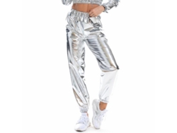 2026-pantalones Casual Holográficos Para Mujer Srbtv Moda Streetwear Cool Brillante Para Club Y Uso Diario
