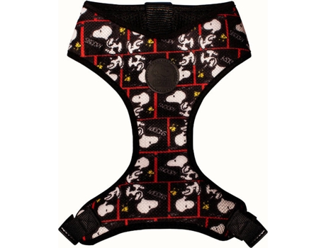 Arnés Corporal para Perros ZOOZ PETS Film Black Oficial Snoopy (Negro - Talla XS)
