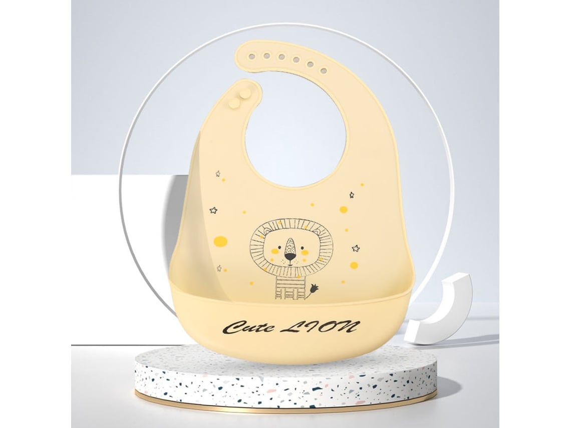 Yuysan Babete Infantil Grande Em Silicone Impermeável, Dobrável, Com Desenho Cartoon Para Refeições(tt-305-5)