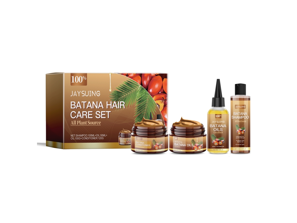 Set de cuidado para el crecimiento y brillo del cabello Batana