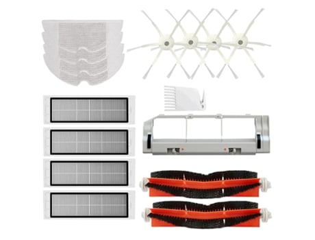 16 piezas de cepillo lateral, cepillo de rodillo, fregona, filtro Hepa para Xiaomi Roborock 1S Robot S50 S51 S55 S5 S6, piezas de aspiradoras
