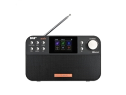 Radio FM DAB portátil, altavoz estéreo/RDS multibanda, con pantalla LCD, despertador, compatible con tarjetas SD/TF Gusshious