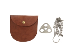 Trípode Portátil De Acero Inoxidable Para Camping Con Plancha Para Barbacoa, Gancho Y Bolsa De Almacenamiento.