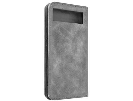 Funda Google Pixel 7a Cartera con F. Soporte – Gris AVIZAR