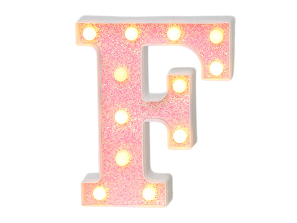 FNINIJEDE Luzes Letras Luminosas Led Apresenta Meninas