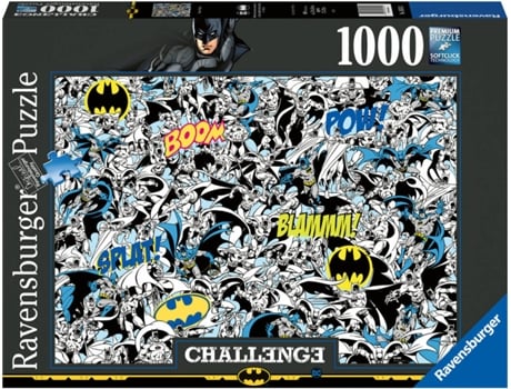 Puzzle RAVENSBURGUER Batman Challenge (Edad Mínima: ‍14 Años - 1000 Piezas)