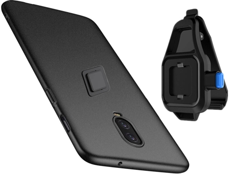 Funda Oneplus 6T Turtleshell con Soporte de Cintura Negro