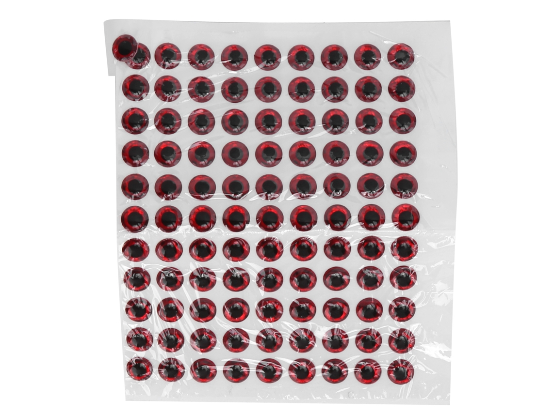 100 Ojos Artificiales De Pesca Ovalados 3d Pegatinas Para Cebos Diy Accesorios De Pesca 7mm