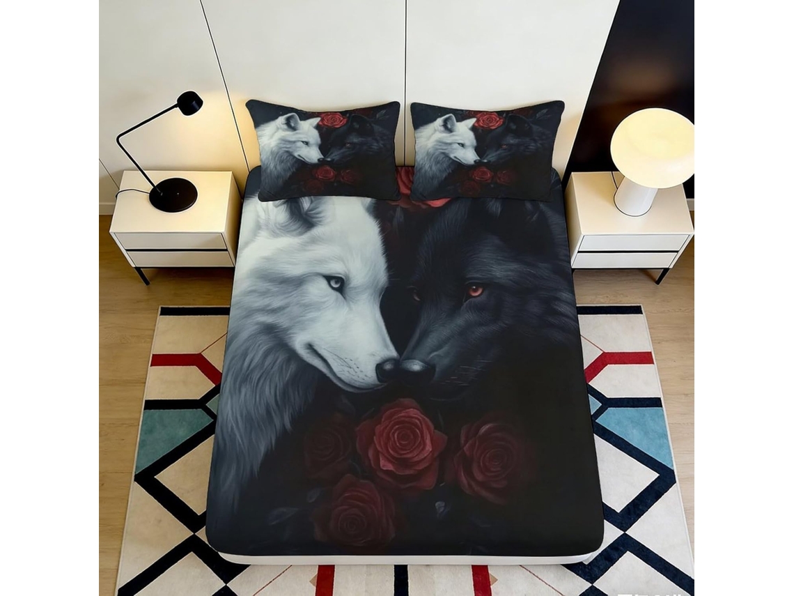 Microfibra Estampado Funda Microfibra Diseño Almohada Juego Color 200x25cm
