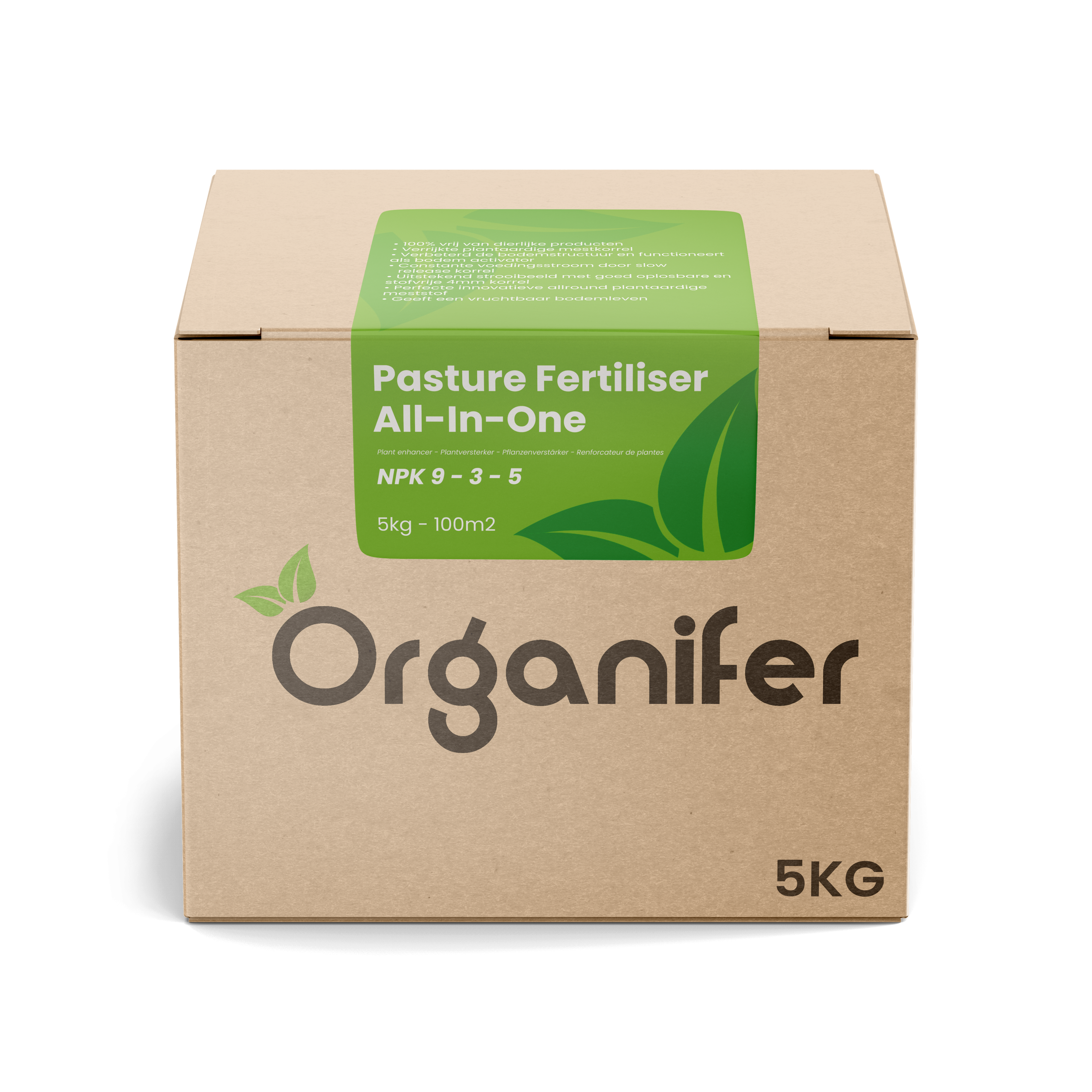 Fertilizante para Pastos Todo-en-Uno (5 kg – para 100 m2) - Organifer