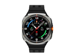 Reloj inteligente para hombre y mujer, con posicionamiento GPS, AMOLED, tarjeta SIM/WiFi, cámara giratoria y brújula para Android e iOS Yizhood (negro)