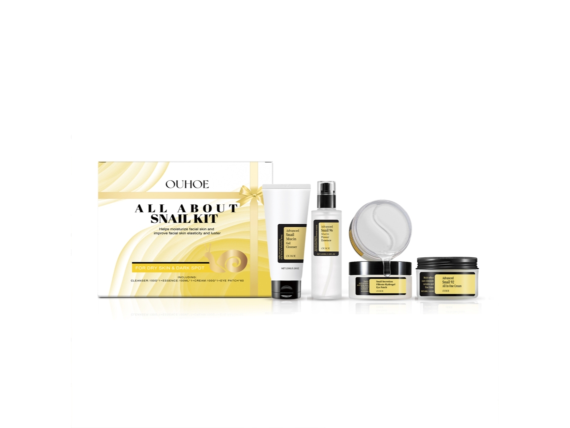 Kit de cuidado facial con caracoles
