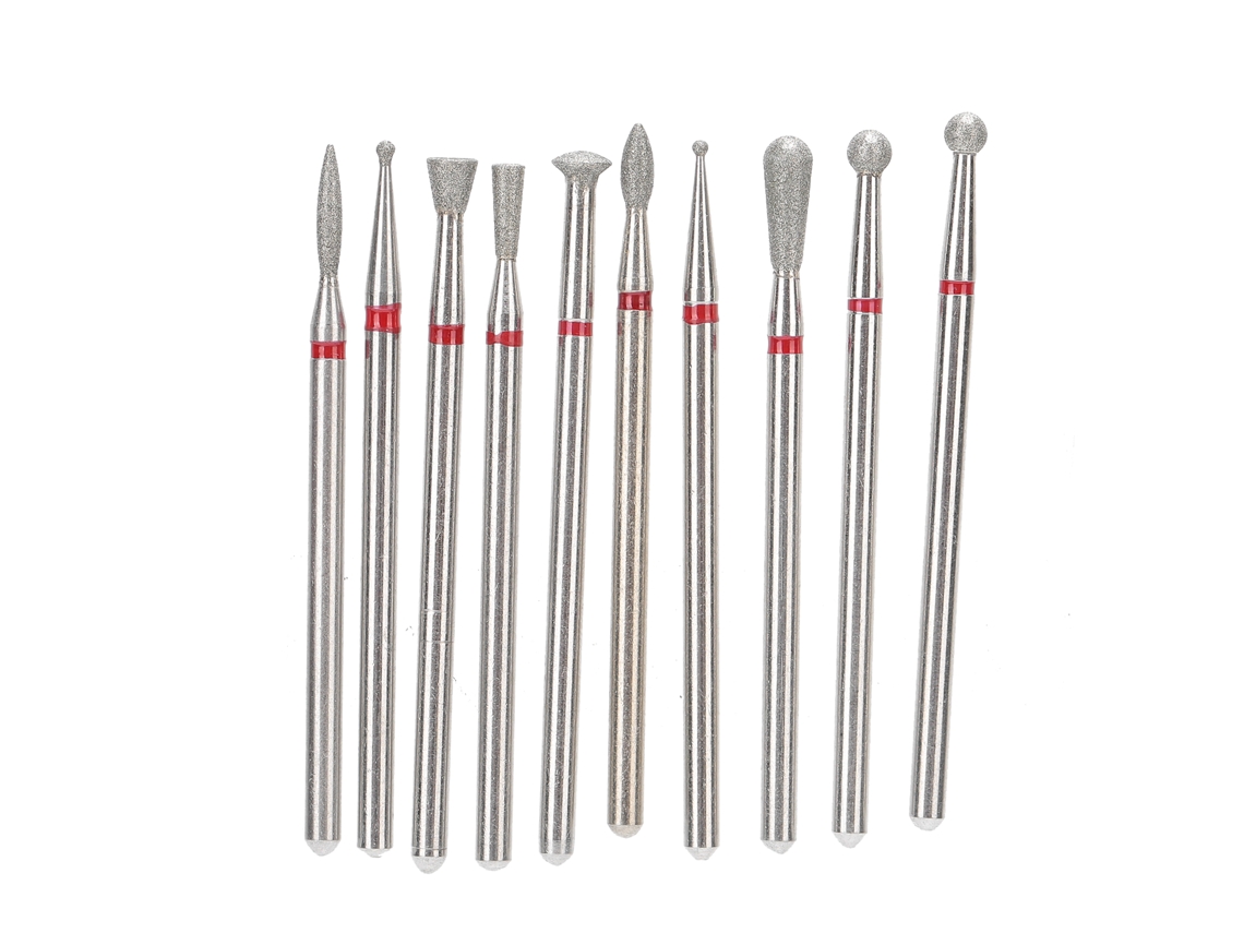 Juego De 10 Brocas Para Uñas Con Diferentes Formas Para Pulir Y Retirar Esmalte - Herramientas De Manicura
