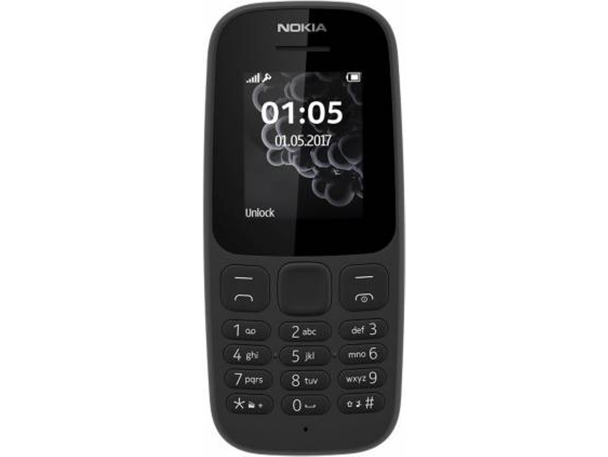 Teléfono móvil NOKIA 105 (1.8'' - 2G - negro)