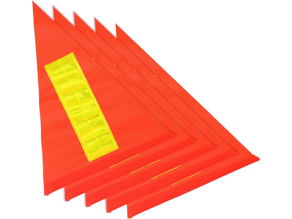 Bandera Reflectante Roja De Pvc Para Ciclistas, Para Niños Y Niñas, 5 Unidades.