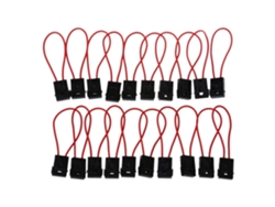 Bloque Portafusibles De 30 A En Negro Y Rojo Para Coche/camión (20 Unidades)