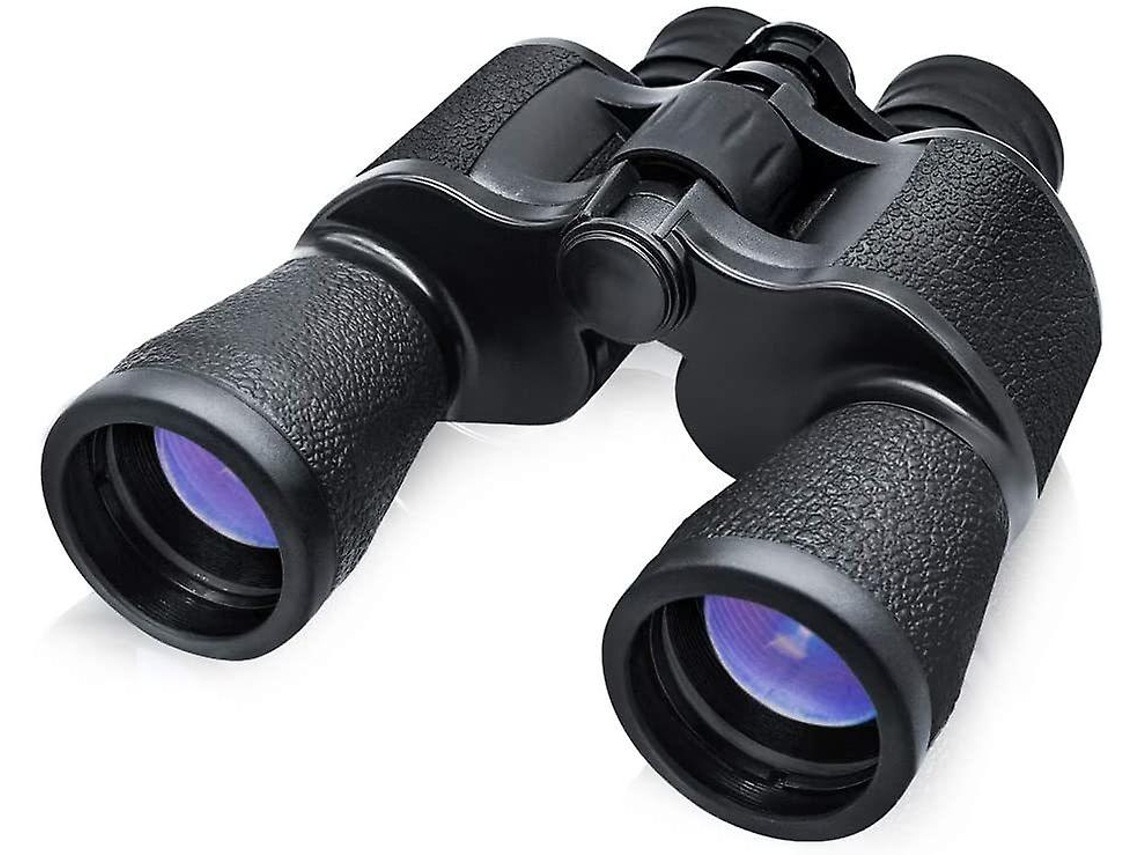 Binoculares profesionales HD 20x50 con IP68, visión nocturna, poca luz, FMC, prisma Bak4, transparentes, para deportes, espectáculos de aves, color negro. Bestvite