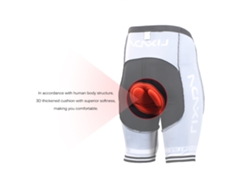 Conjunto De Ropa De Ciclismo Para Hombre Con Maillot De Manga Corta Y Calzoncillos Con Acolchado De Espuma, Transpirables Y De Secado Rápido.