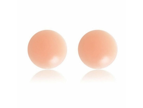 Cubiertas redondas de pezones - beige