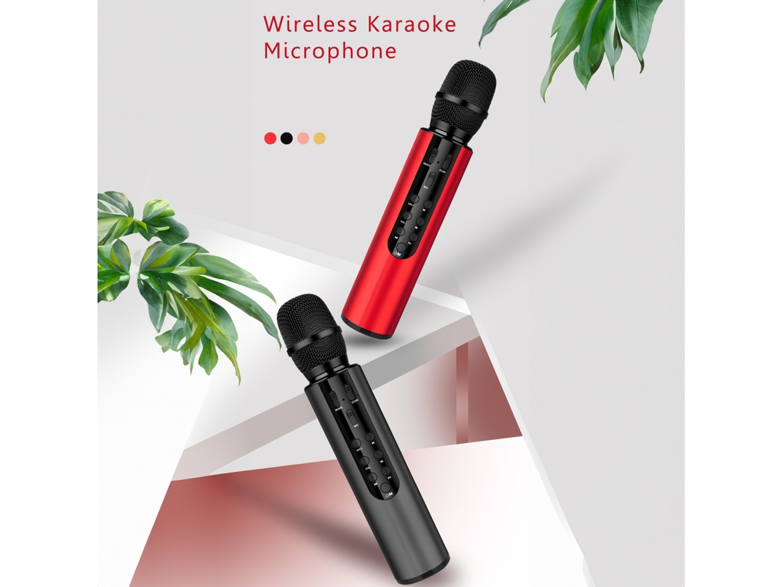 Micrófono De Karaoke Inalámbrico Para Niños, Reproductor Ktv Doméstico Con Altavoz Bluetooth 5.0