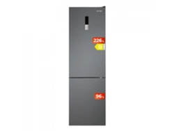 Frigorífico Combi Evvo F55, 226 L + 96 L, Dark Inox, Total No Frost