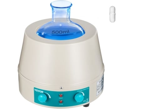 Calentador de calentador de laboratorio de 250W para flashes redondas de 500 ml