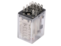 Relé Electromagnético Intermedio Bemm4c De 14 Pines, 5 A, 110 Vca Para Automatización.