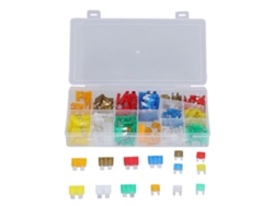 Kit De Fusibles Para Automóviles En Tamaños Mediano Y Pequeño, Fusibles De Lámina Pes, 220 Piezas Con Clip, 32 V.