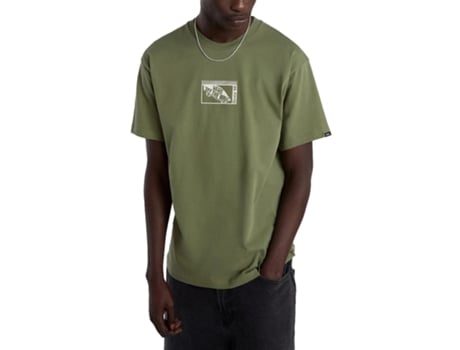 Camiseta de Hombre VANS Sapatos Tech Box Tecido Verde (S)
