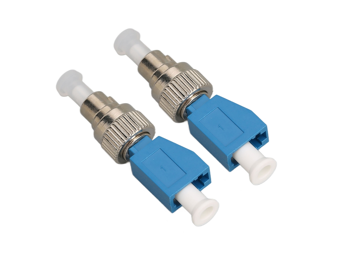 Adaptador De Localizador De Fallas De Fibra Óptica (2 Unidades) Fc Macho A Lc Hembra Sm 9/125 De Baja Pérdida