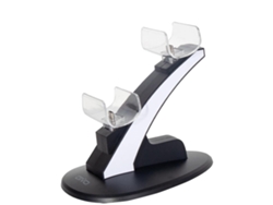 Base De Carga Dual Para Controlador Ps5 (cargador De Avión, Carga De Doble Asiento)