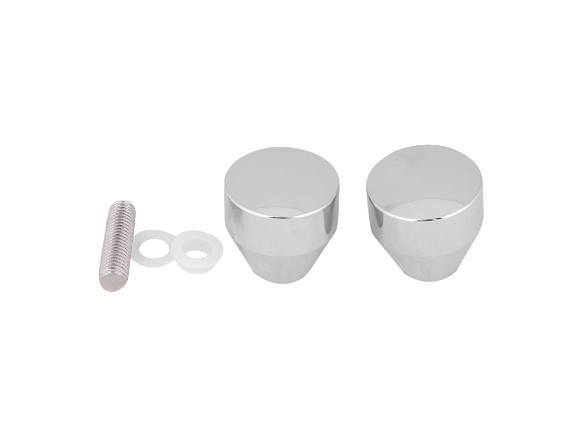 Manilla De Aleación De Aluminio Cromado Para Puerta De Ducha De Cristal De Baño N.° 1