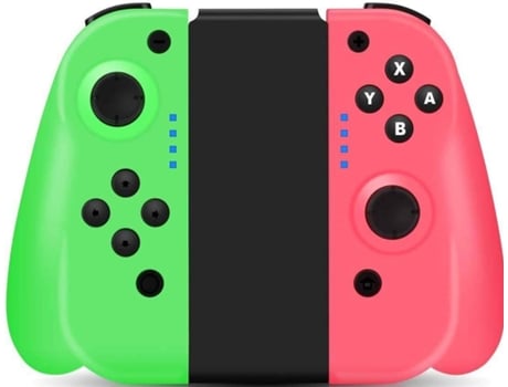 Mando Nintendo Switch ALIN526-2 Verde y Rosa (Inalámbrico)