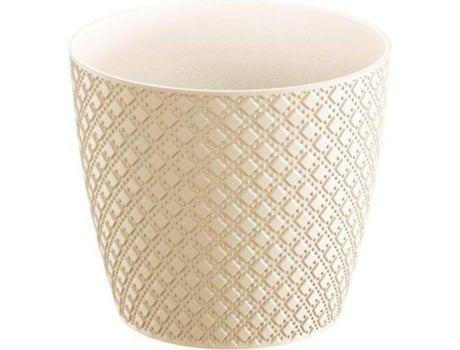 Maceta PROSPERPLAST Orient (Beis - 12.8 x 12.8 x 11.2 cm)