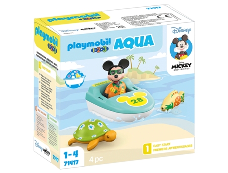 PLAYMOBIL 1.2.3 & Disney: Viagem de Barco com Mickey 71417 M