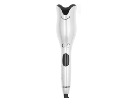 Rizador de vapor eléctrico automático con pantalla digital LED blanca Bisbisous AUJEZON
