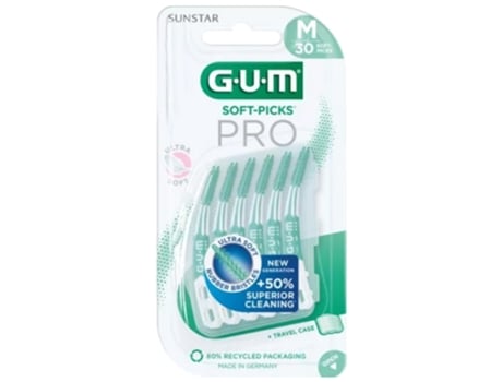 GUM Soft-Picks Pro 30 Unidades Tamaño: M