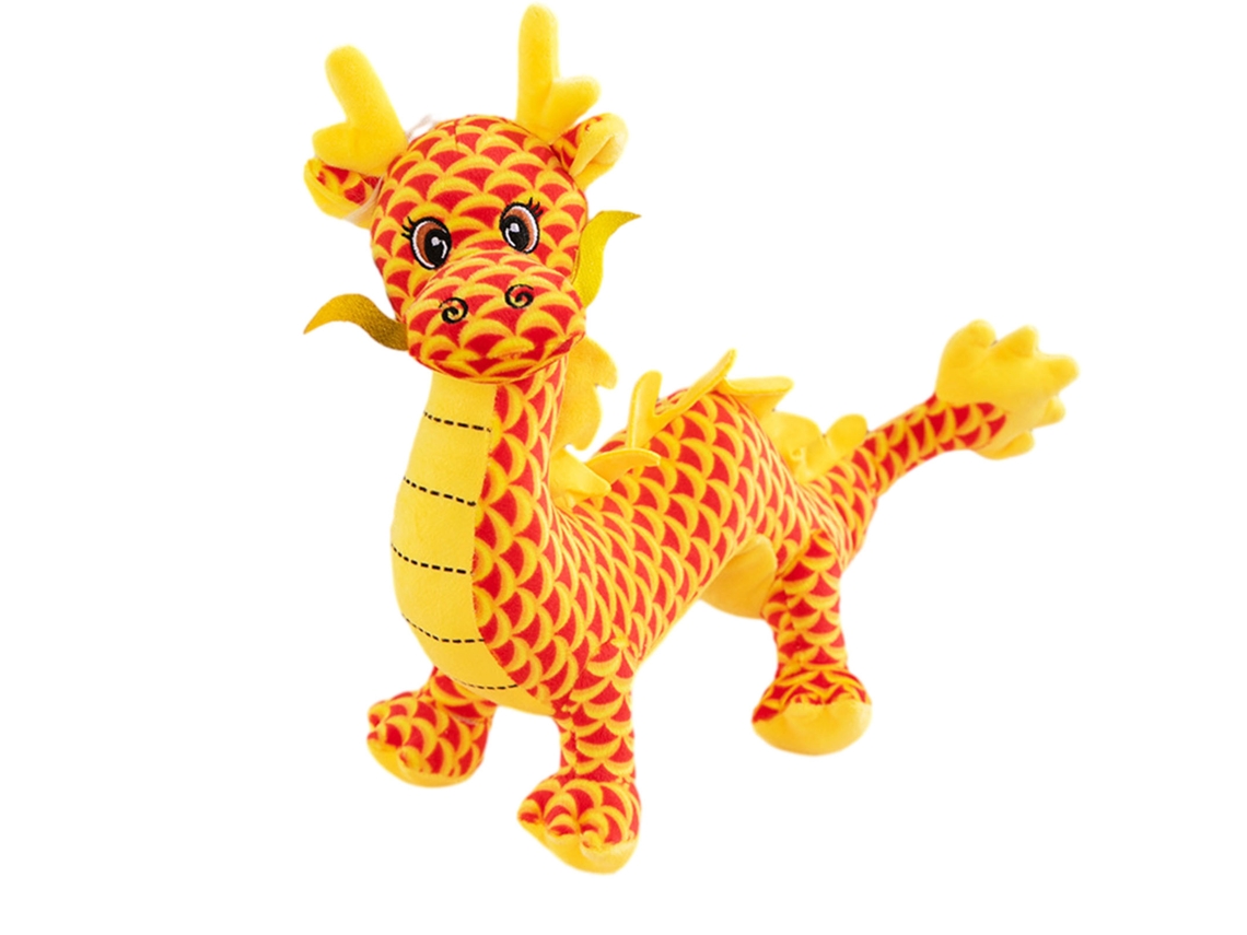 Peluche De Mascota De Dragón De Año Nuevo, Muñeco Zodiacal De Simulación, Juguete Lindo