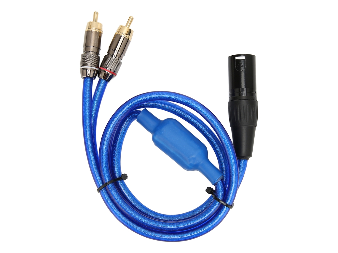 Cable De Audio Xlr Macho A Doble Rca De 1 M/3,3 Pies, Divisor En Y, Adaptador Estéreo Para Amplificador De Tv