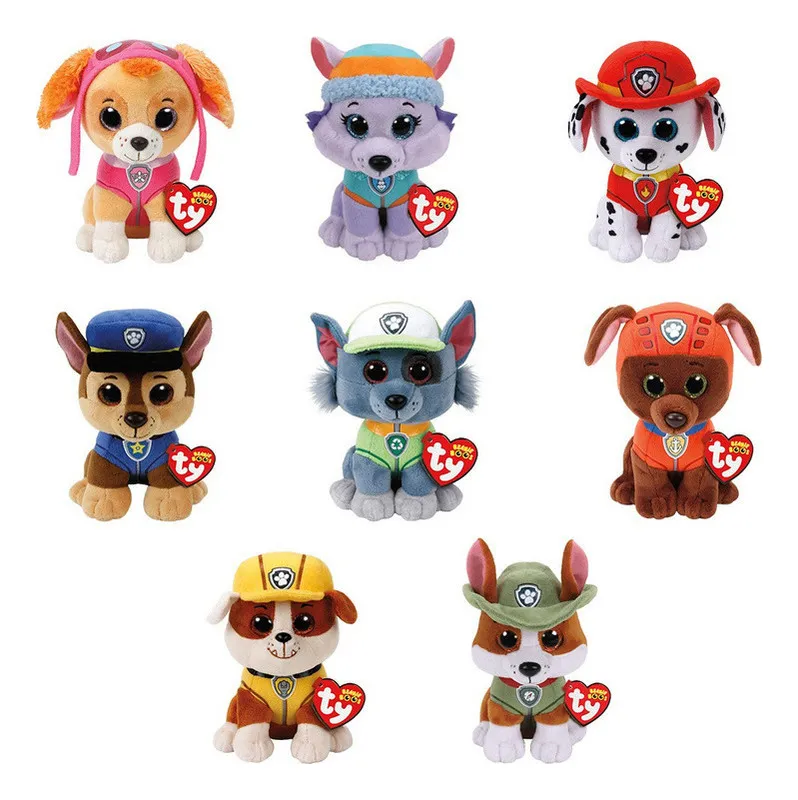 Nuevo juego de 8 peluches para perros vayotoy