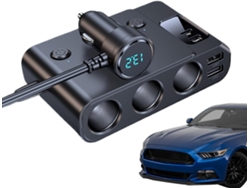 Adaptador USB para cargar teléfonos móviles en el coche, seguro para viajes y acampadas. SFUSHOS