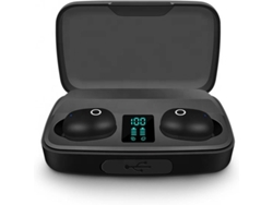Auriculares Bluetooth True Wireless SMARTEK TWS-A10S (In Ear - Micrófono - Negro)