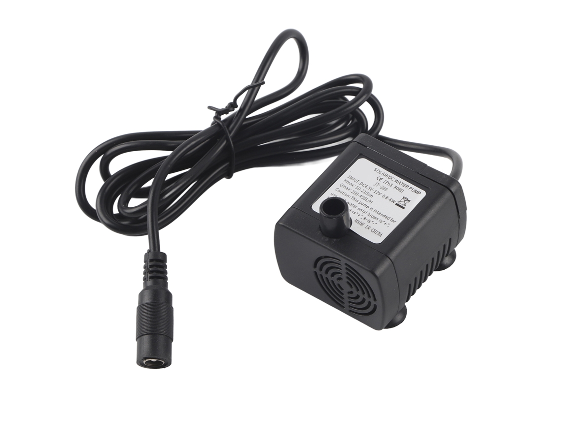Minibomba De Agua Sumergible Anfibia Ultrasilenciosa De 12 V Con Energía Solar Para Fuentes Y Piscinas.